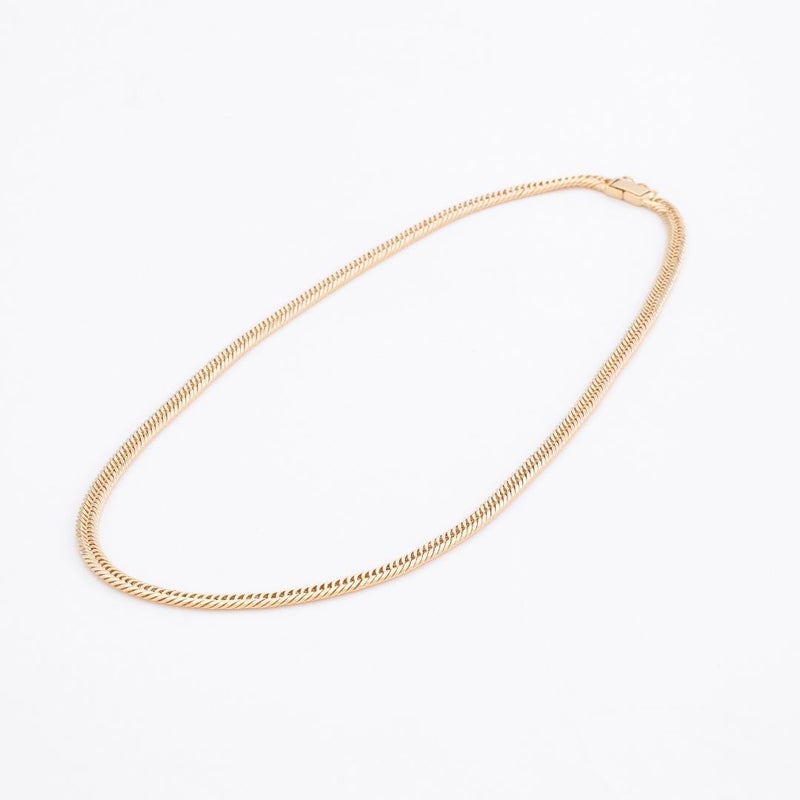 Ｋ18 喜平ネックレス 8面トリプル 22g 55cm 全体画像